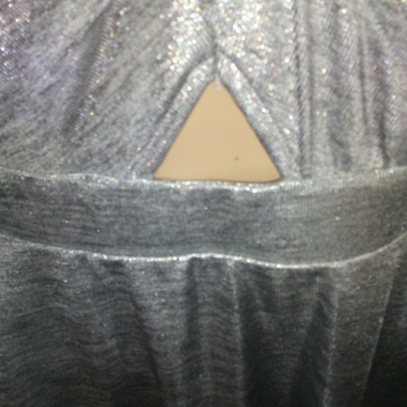 Xhilaration Dresses & Skirts - NWT PARTY dress unique sparkling SILVER metallic